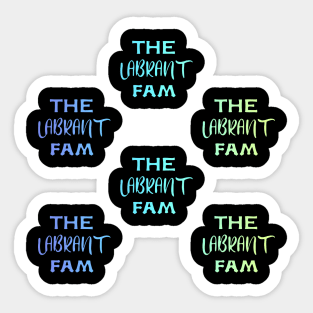 the labrant fam Sticker